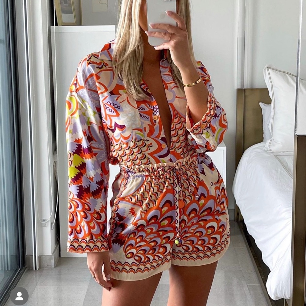 Zara printed shorts